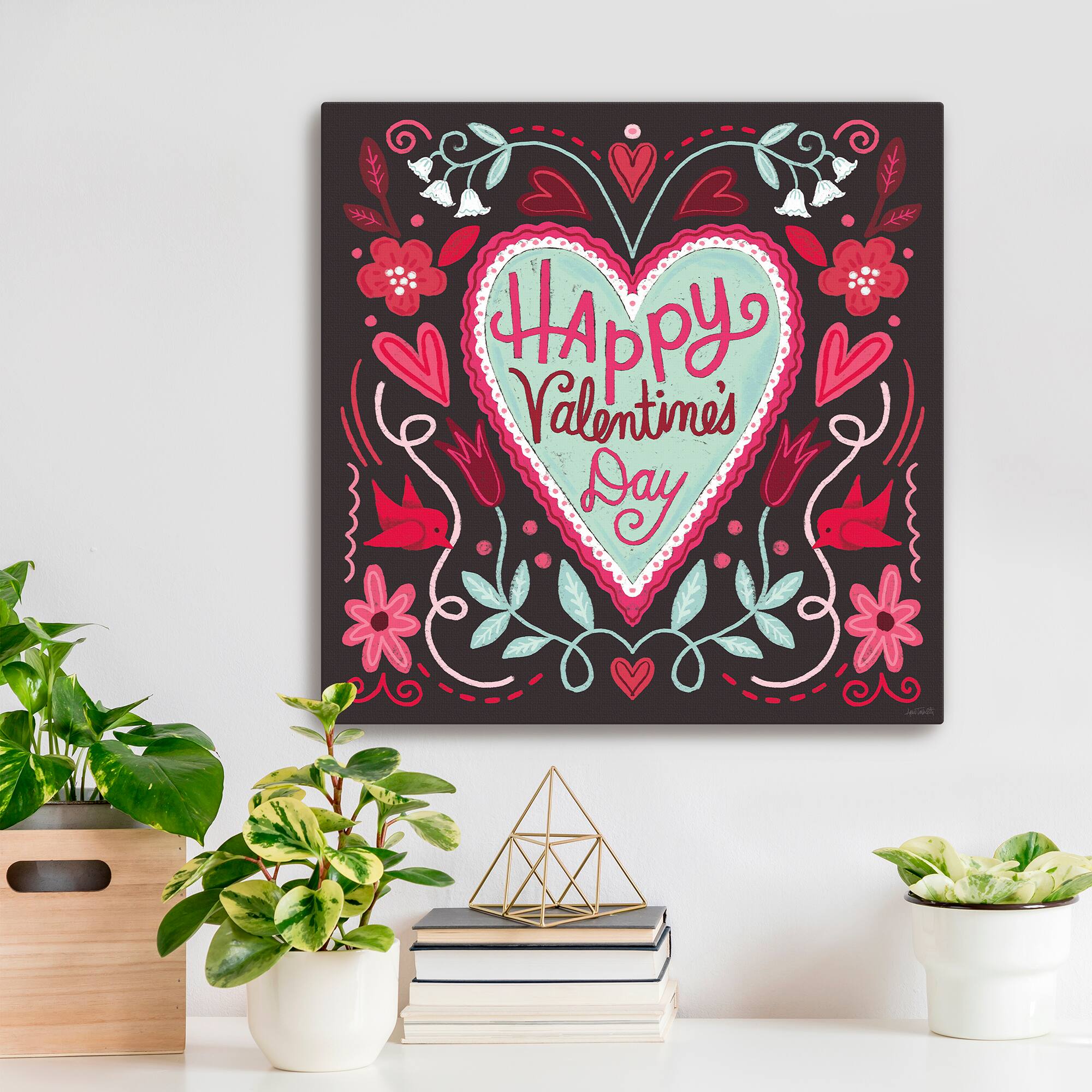 Sweet Hearts VI Canvas Giclée Art